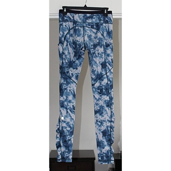 Lululemon Speed Tight III - Tie Dye Pattern - Sea Side Alberta Lake, sz 6 - Picture 7 of 12